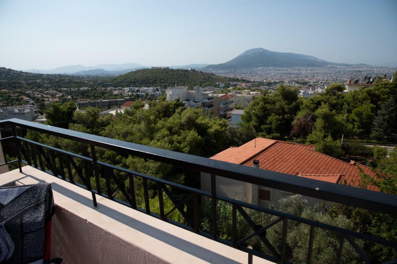 Cozy Loft 360O View Of Athens Lägenhet Exteriör bild